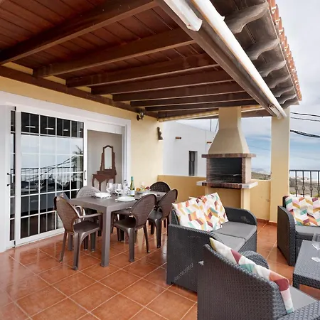 Ferienhaus Casa Tijoco - Terraza Con Vistas A La Gomera - Air *